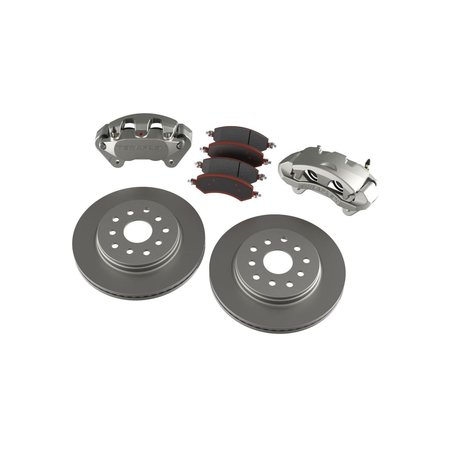 TERAFLEX BIG BRAKE KIT JK FRONT COMPLETE, BIG CALIPERS, PLAIN ROTORS 13.3IN 4303400